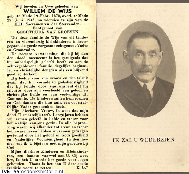 Willem de Wijs Geertruda van Groesen