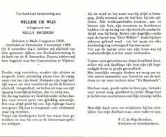 Willem de Wijs Nelly Broeken