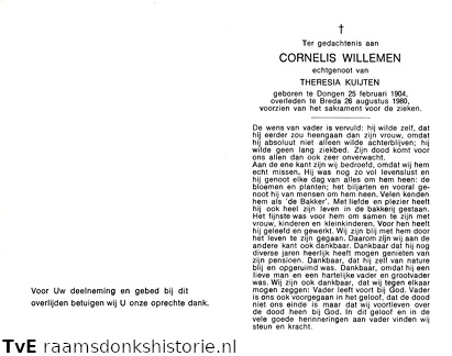 Cornelis Willemen Theresia Kuijten