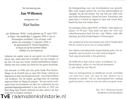 Jan Willemen Riet van Seelen