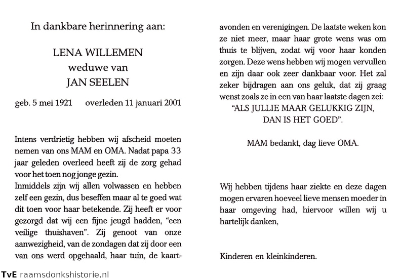 Lena Willemen Jan Seelen