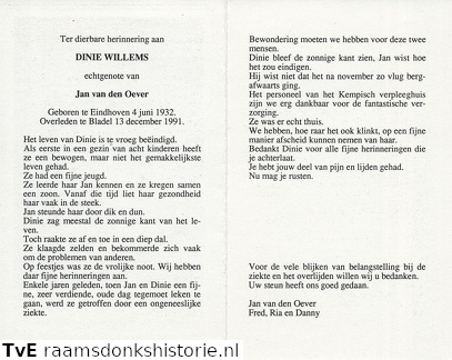 Dinie Willems Jan van den Oever