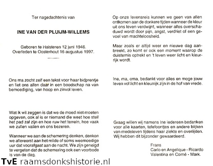 Ine Willems Frans van der Pluijm