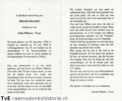 Willem Willems Antje Trum