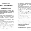 Cornelia Adriana Willemse Adam Waltherus van Oers