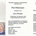 Piet Willemsen Leny Nooijen