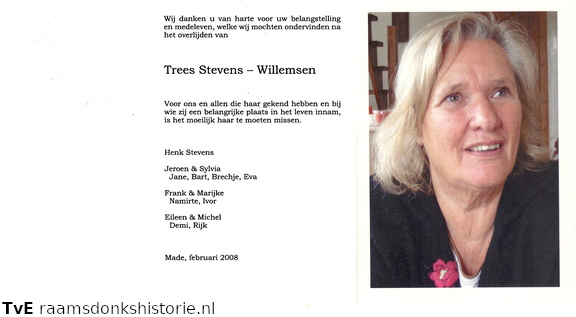 Trees Willemsen Henk Stevens