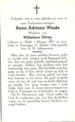Anna Adriana Winde Wilhelmus Dilven