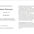Tonnie Wintermans  Jan Broeders