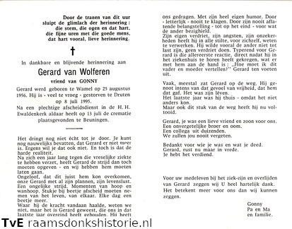 Gerard van Wolferen  Gonny