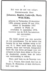 Johannes Baptis Lodewijk Maria Wolters  priester