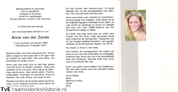 Anne van der Zande