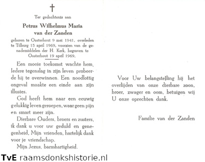 Petrus Wilhelmus Maria  van der Zanden