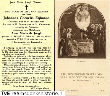 Johannes Cornelis Zijlmans Anna Maria de Jongh