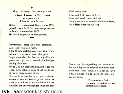 Petrus Cornelis Zijlmans  Johanna van Strien
