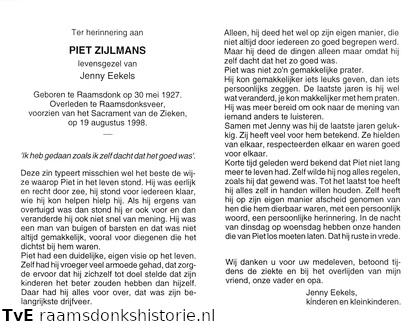 Piet Zijlmans  Jenny Eekels