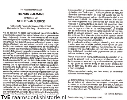 Rienus Zijlmans  Nellie van Blerck
