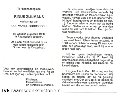 Rinus Zijlmans  Cor van de Goorbergh