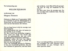 Willem Zijlmans Dingena Timmers