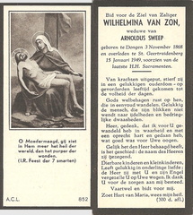 Wilhelmina van Zon Arnoldus Sweep