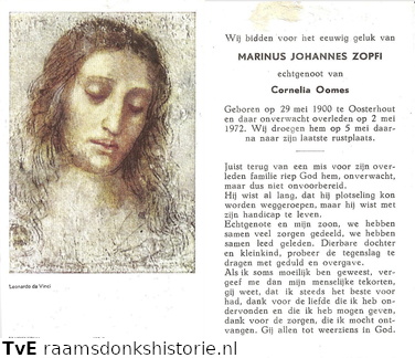 Marinus Johannes Zopfi Cornelia Oomes