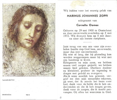 Marinus Johannes Zopfi  Cornelia Oomes