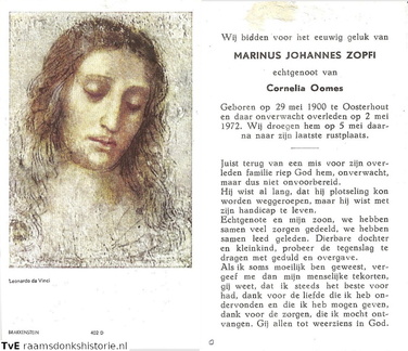 Marinus Johannes Zopfi  Cornelia Oomes