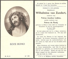 Wilhelmina van Zundert Petrus Jacobus Luijten-Petrus van Rooij