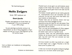 Nellie Zwijgers Geert Jacobs