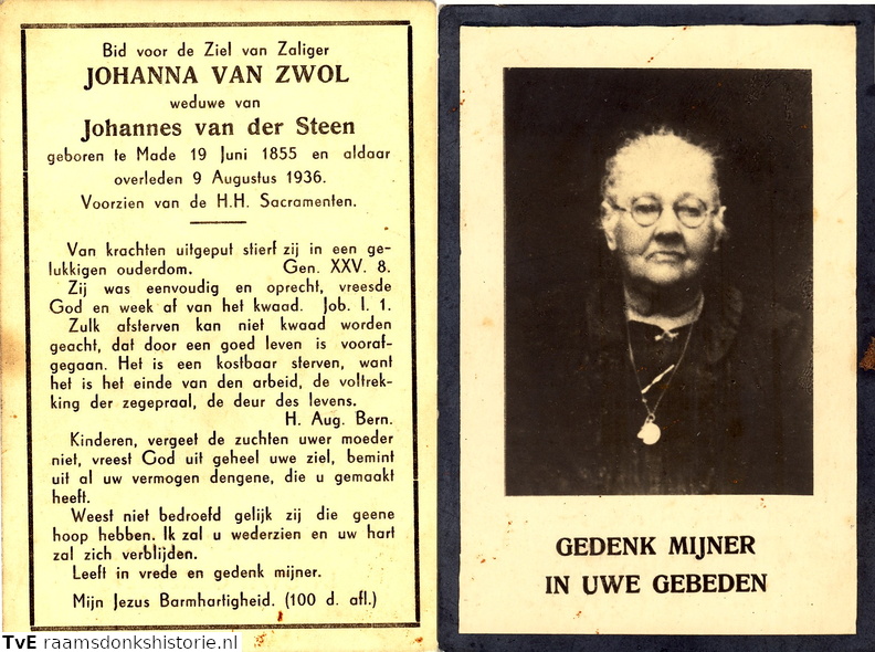 Johanna van Zwol Johannes van der Steen