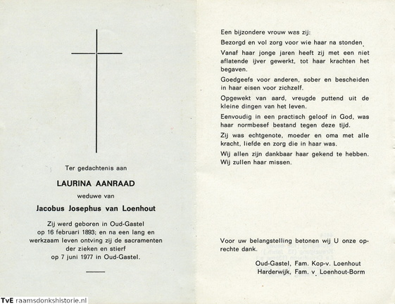 Laurina Aanraad Jacobus Josephus van Loenhout