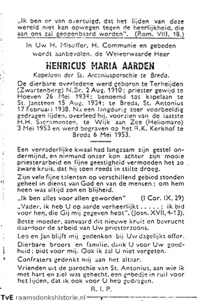 Henricus Maria Aarden- priester