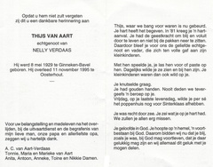 Thijs van Aart Nelly Verdaas