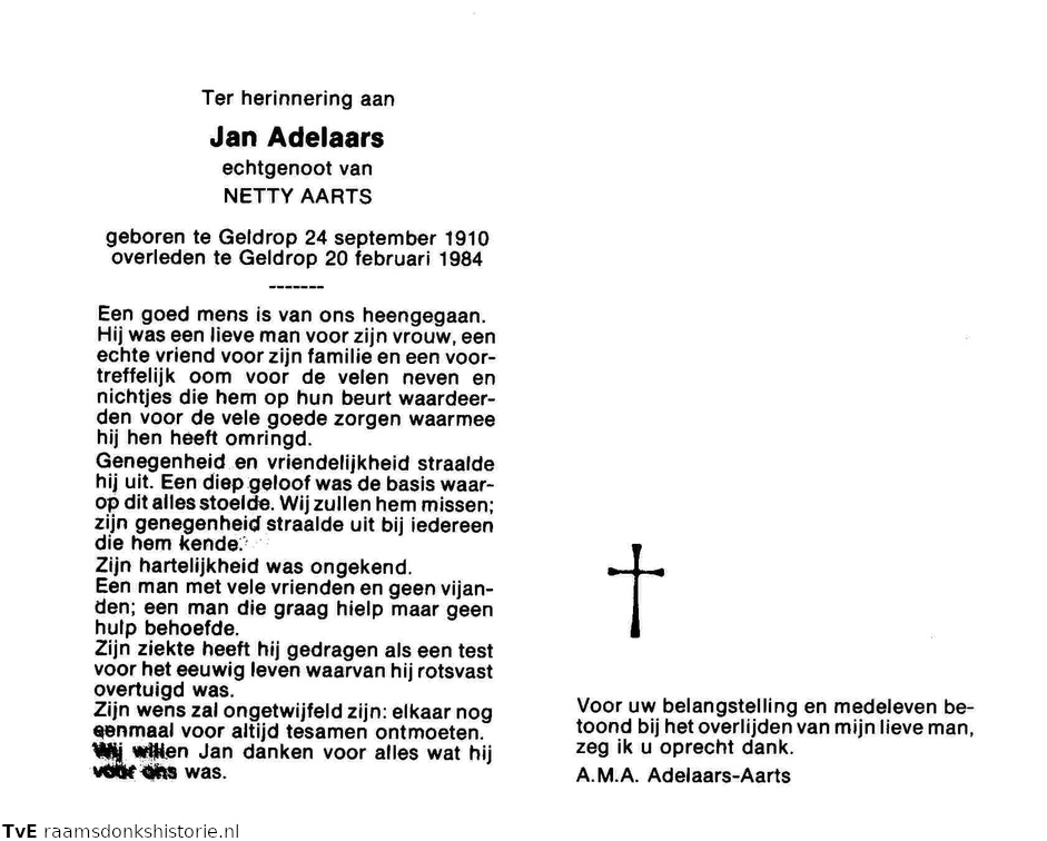 Jan Adelaars Netty Aarts