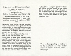 Cornelia Aertse Petrus Hendrikus van Bijsterveld