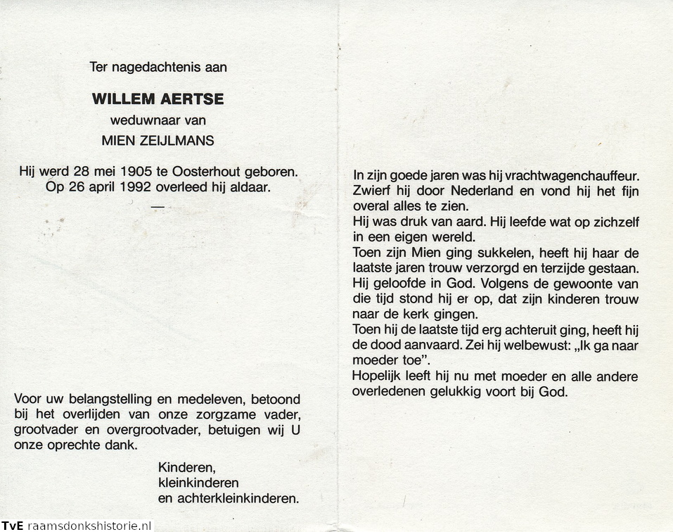 Willem Aertse Mien Zeijlmans