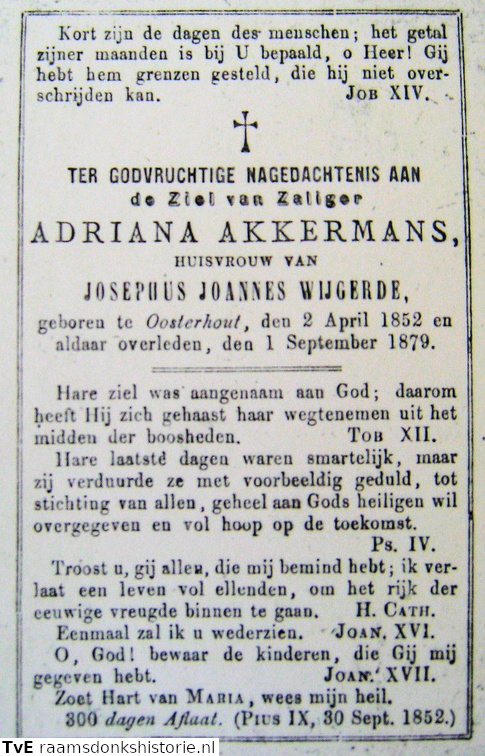 Adriana Akkermans- Josephus Joannes Wijgerde