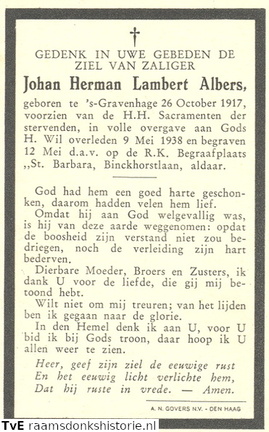 Johan Herman Lambert Albers