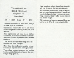 Nellie Alleman- Frans Booij
