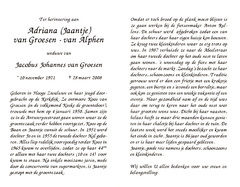 Adriana van Alphen Jacobus Johannes van Groesen