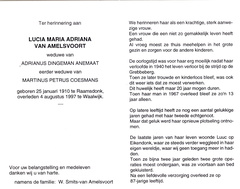 Lucia Maria Adriana van Amelsvoort Adrianus Dingeman Anemaat Martinus Petrus Coesmans