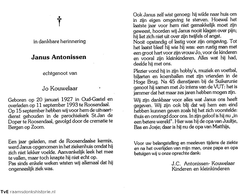 Janus Antonissen Jo Kouwelaar