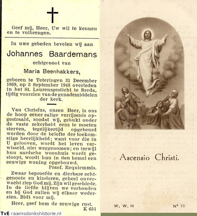 Johannes Baardemans-Maria Beenhakkers