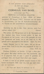 Cornelius van Bavel Adriana Catharina Willemse