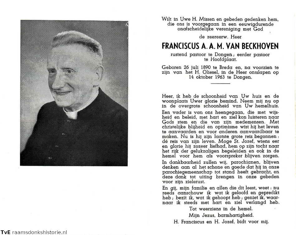 Franciscus A.A.M. van Beckhoven-priester