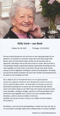 Willy van Beek Nick Vonk
