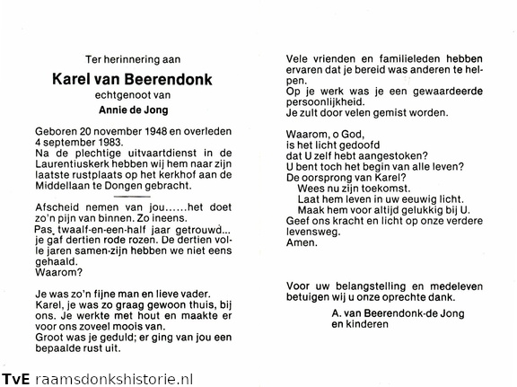 Karel van Beerendonk Annie de Jong