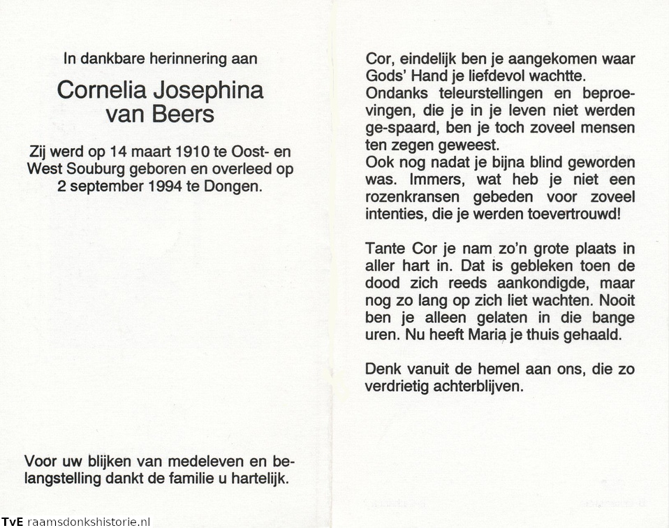 Cornelia Josephina van Beers