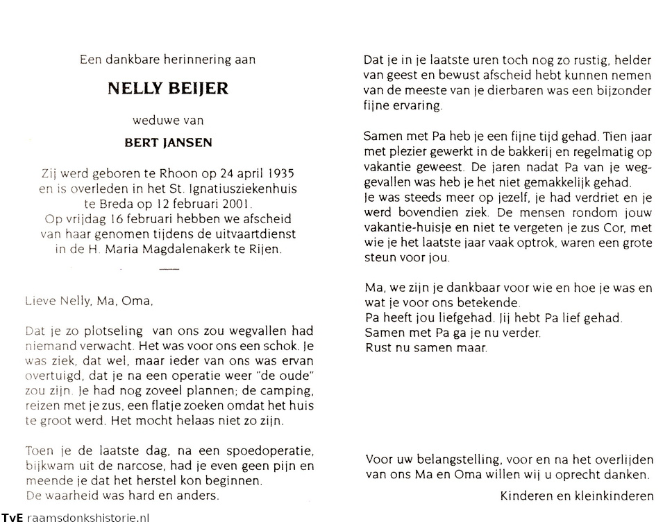 Nelly Beijer Bert Jansen