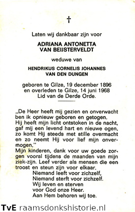 Adriana Antonetta van Beijsterveldt Hendrikus Cornelis Johannes van den Dungen